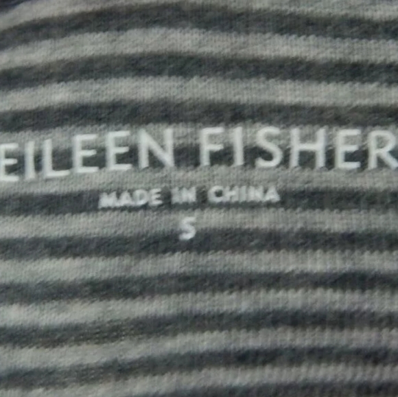 Eileen Fisher Organic Cotton Bateau Neck Top - Picture 2 of 3